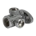 Válvula Angular Doble de Vuelta Completa 1/2" x 1/2" CNX HMA-EY - Imagen 2