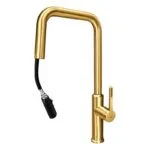 Monomando Retráctil para Fregadero Dorado Meer MZM8130 - Imagen 2