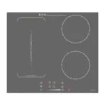 Parrilla de Inducción Magnética Negro Mate de 4 Quemadores (Zona Flex) 59cm 220-240V Nuur PARIN4-BM