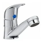 Llave Individual para Lavabo Cromo Meer MZL421