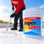 Impermeabilizante Fibratado Blanco 19 Litros 5 Años ImperCrest - Imagen 2