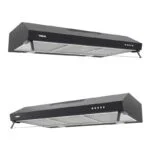 Pack Campana 80cm Negra con Parrilla Cristal 76cm Negra Teka PACK DUETTO CRYSTAL 75 - Imagen 5