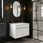Gabinete Suspendido Aldama Mosa Blanco 60x46x40cm con Lavabo Neo Concepto MB2P600B - Imagen 3