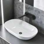 Monomando a Muro para Lavabo Cassia Negro Mate Urrea 9436LU.2 - Imagen 4