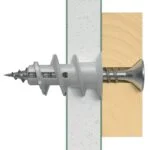 Taquete de Nylon para Panel de Yeso GKS + Tornillo (Caja 50 pzas + 50 tornillos) Fischer 52390 - Imagen 3