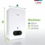 Calentador Instantáneo para 2 Servicios Gas LP Confort 13 Bosch 7736505863 - Imagen 5