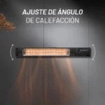 Calentador de Halógeno Eléctrico para Exteriores 1500W Nuur CALEXEL - Imagen 7