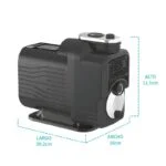 Bomba Presurizadora 0.75 HP-550W Smart Press con Variador de Frecuencia 120V IUSA MAC550-120/619290 - Imagen 3