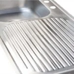 Fregadero de Empotrar Escurridor Derecho 100 x 50 x 15cm Acero Inoxidable Satinado Meer TSED10050 - Imagen 2