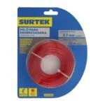 Hilo Redondo para Desbrozadora Rojo 2.7mm x 12m Surtek 130266 - Imagen 2