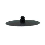 Regadera Padua Redonda 15 cm Negro Mate Metalflu 10891 - Imagen 3