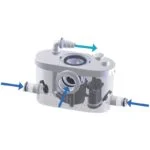 Kit Bomba para Baño Completo Sanipro Up + WC Alargado Incluye Asiento Cierre Lento Saniflo SF034-SF005-SF087 - Imagen 5