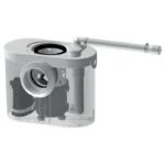 Kit Bomba para Medio Baño Sanitop Up + WC Alargado Incluye Asiento Cierre Lento Saniflo SF027-SF005-SF087 - Imagen 5