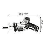 Sierra Sable Inalámbrica Heavy Duty sin Batería 12V Bosch GSA 12V-LI - Imagen 2