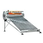 Calentador Solar de Gravedad 12 Tubos 150 litros para 4 Personas Solaris
