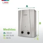 Calentador Instantáneo 5 l/min 1 Servicio Gas LP Bosch EASY 5 Therm 1200 - Imagen 5