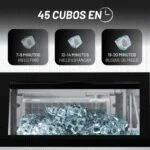 Máquina de Hielo 45Kg Nuur HIEL45K - Imagen 3