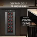 Cava Enfriadora de Vino 12 Botellas Nuur CAVA12 - Imagen 7