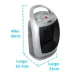 Calefactor de Ambiente Portátil 1500W IUSA NSB-200C3H - Imagen 5