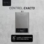 Calentador Instantáneo Modulante de 14 l/min 3 Servicios Gas Natural Nuur - Imagen 6