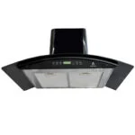 Campana de Pared Acero Inoxidable Negro 87cm Supra Skyfall