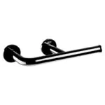 Portapapel con Soporte Tubular Obsidiana TUB-35-OB Helvex
