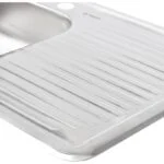 Fregadero de Empotrar Escurridor Derecho 80 x 50 x 15cm Acero Inoxidable Satinado Meer TSED8050 - Imagen 4