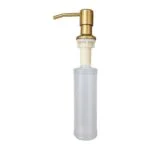 Paquete Fregadero de Empotrar Acero Inoxidable Dorado 84 x 48 x 20 cm con Monomando, Dispensador de Jabón y Escurridor de Platos Meer TS8448-3D - Imagen 5