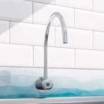 Llave de Lavabo Electrónica de Sensor de Corriente Electrica a Pared TV-201-C Helvex - Imagen 3