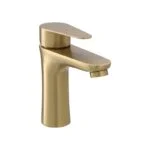 Monomando Corto para Lavabo Dorado Dica 4437.5
