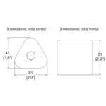 Juego de Manerales Trípoli Cromo C-35 Helvex - Imagen 2
