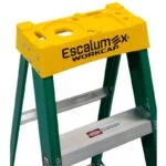 Escalera de Fibra de Vidrio de Tijera 4 Peldaños Tipo II 2.86 metros Carga 175 Kg Escalumex FTS-5 - Imagen 2