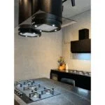 Campana de Isla con Doble Cilindro 120cm Nuur CAMEXIS2TUBOS120VT-N - Imagen 4