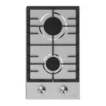 Parrilla Acero Inoxidable de 2 Quemadores Empotrable 29.5cm Nuur PARGA2AI
