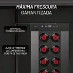 Cava Enfriadora de Vino 8 Botellas Nuur CAVA8 - Imagen 6