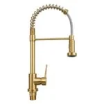 Paquete Fregadero de Empotrar Acero Inoxidable Dorado 84 x 48 x 20 cm con Monomando, Dispensador de Jabón y Escurridor de Platos Meer TS8448-3D - Imagen 4