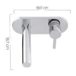 Monomando a Muro para Lavabo Nhis Urrea 9436NS - Imagen 3