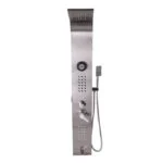 Panel de Regadera con Hidromasaje Acero Inoxidable y Bocina Bluetooth BP1627A