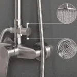 Conjunto de Ducha con Desviador Cromo Tecnobath TB60.019 - Imagen 2