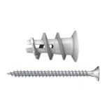 Taquete de Nylon para Panel de Yeso GKS + Tornillo (Caja 50 pzas + 50 tornillos) Fischer 52390 - Imagen 2