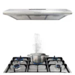Campana Extractora Slim de Acero Inoxidable Supra CB-80 - Imagen 2