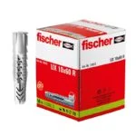 Taquete Universal de Nylon UX 10 R Caja con 50 Piezas Fischer 77872