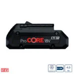 Batería de Iones de Litio Bosch ProCORE 18V 4,0 Ah