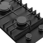 Parrilla Cristal Templado Negro Mate de 2 Quemadores Empotrable 29.5cm Nuur PARGA2VTM - Imagen 3