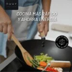 Parrilla de Inducción Magnética Vertical Negro Mate de 2 Quemadores 28.8cm 127V Nuur PARIN2-BM - Imagen 6