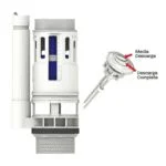 Válvula de Descarga Dual Flush de 3" para WC Coflex P-B6032 - Imagen 2