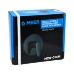 Monomando para Regadera Negro Mate Meer MZR-014M - Imagen 3