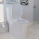 Asiento para WC con Funciones Tipo Bidet Elongado Blanco con Antibacterial Helvex ATM - Imagen 2
