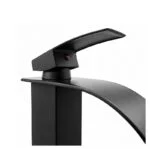 Monomando Alto para Lavabo Negro Mate Meer MZM4141 - Imagen 2