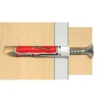 Blister Anclaje para Panel de Yeso Duotec 10 + Tornillo (2 pzas + 2 tornillos) Fischer 539027 - Imagen 3